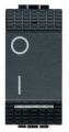 BT LV Антрацит Вставка выключателя 2-полюсного, 16А, с возм подсветки