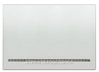 BT LL Серебро Клавиша металлическая для прямоугольных рамок, 3 мод