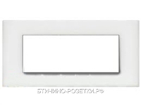 Bticino LT Опаловый белый Рамка на 7 модулей (N480