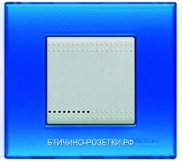 Bticino LT Желе синее Рамка на 2 модуля (N4802BJ)