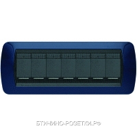 Bticino LV Синий Рамка на 7 модулей (L4807BD) L480