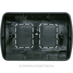 Bticino Коробка настенная с супортом (120х80х38) (