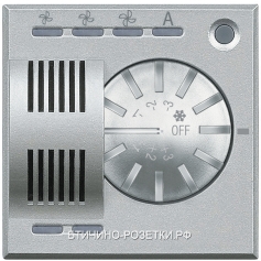 BT MH Axolute Алюминий Терморегулятор светл Fan-coil